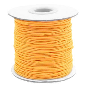 Filo elastico colorato 1 mm arancio girasole
