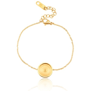 Braccialetti Polaris per cabochon 12mm oro