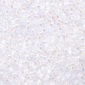 Perline Miyuki Delica 11/0 Transparent AB cristallo DB-51
