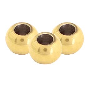 Perline in acciaio inossidabile 5mm oro