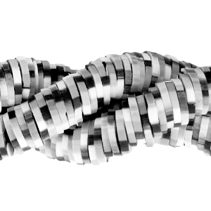 Perline Katsuki 4mm nero Anthracite