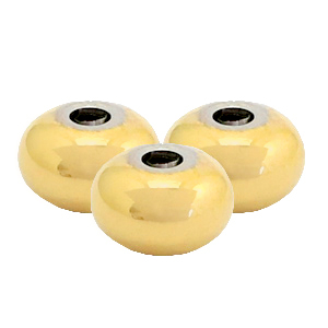 Perline in acciaio inossidabile 8mm oro