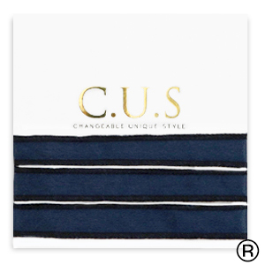 C.U.S&reg; nastro di gioielli blu scuro intenso lucido