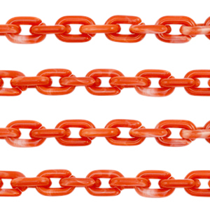 Catena in acrilico 15mm rosso