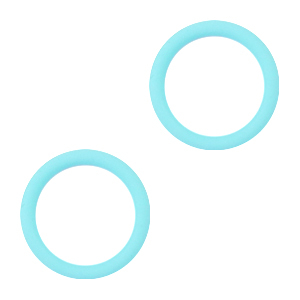 Anello elastico blu chiaro