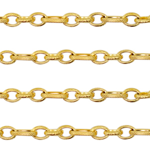 Componenti in acciaio inossidabile catena a rol&ograve; ovale anchor cable links oro