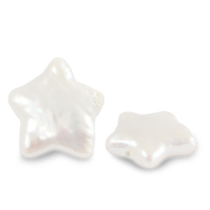 BQ Perle di acqua dolce stella bianco naturale