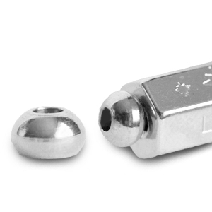 Message beads C.U.S&reg; per bigiotteria terminal argento (privo di nichel)