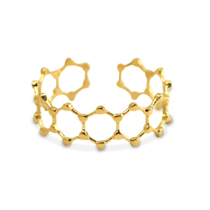 Anelli in acciaio inossidabile oro