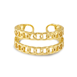 Anelli in acciaio inossidabile oro