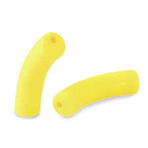 Perline in acrilico tubo giallo ardente