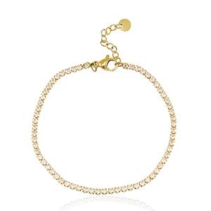 Bracciali in acciaio inossidabile oro-pesca