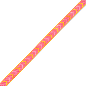 Nastro con testo freccia rosa-giallo