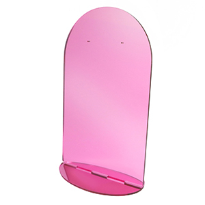 Plexx espositore per bigiotteria per orecchini rosa magenta