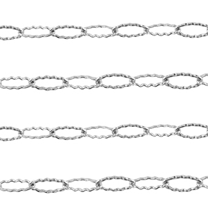 Componenti in acciaio inossidabile catena a rol&ograve; anchor argento