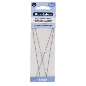 Beadalon ago flessibili 12.7cm (extra forte) argento