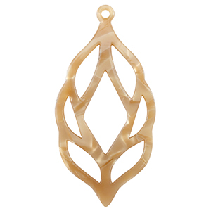 Pendenti in resina marrone sabbia