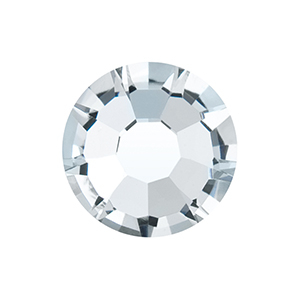 Pietra di nascita Aprile Preciosa SS16 a fondo piatto (4mm) Crystal