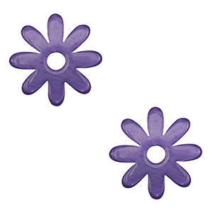 Pendenti Polaris Lucido fiore viola ultravioletta