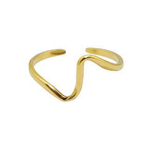 Anelli in acciaio inossidabile oro