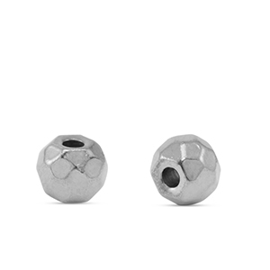 Perline in acciaio inossidabile 4mm argento