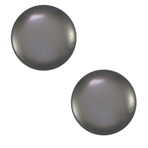 Cabochon Polaris Elements 7 mm classico Lucido antracite