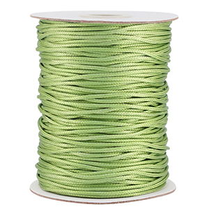 Coda di topo intrecciato 1.5mm verde primavera