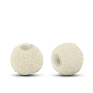 Perline in stile boh&eacute;mien beige