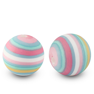 Perline di silicone 15mm multicolore