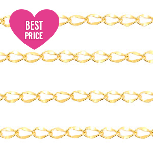 Componenti in acciaio inossidabile catena a rol&ograve; oro