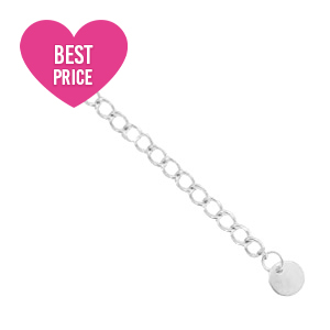 Componenti in acciaio inossidabile allungatrice 6 mm con piastra rotonda argento