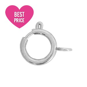 Componenti in acciaio inossidabile chiusura 7x9mm argento