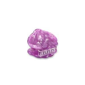 Accessori fermaglio per capelli conchiglia viola