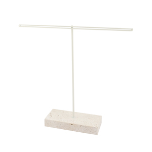 Espositore per bigiotteria per orecchini natural-biancastro