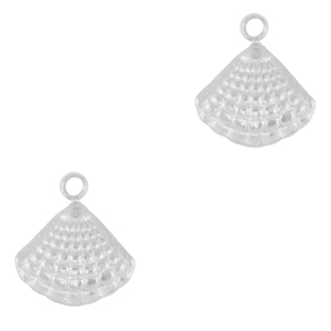 Ciondoli in acciaio inossidabile conchiglia argento