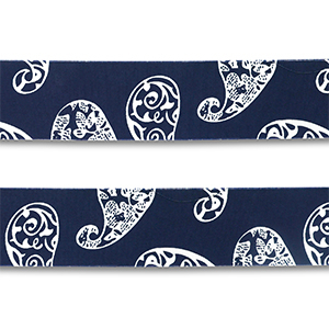 Bandana blu scuro-bianco