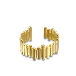 Anelli in acciaio inossidabile oro