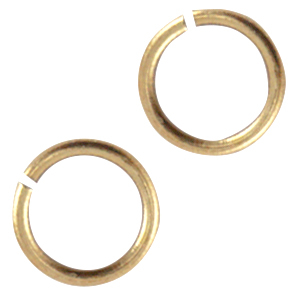 Anellino apribile di metallo DQ 4.5mm bronzo antico (privo di nichel)