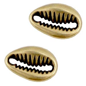 Distanziatore di metallo DQ conchiglia bronzo antico (privo di nichel)