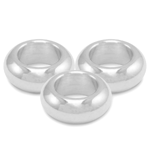 Perline di metallo DQ 9mm argento antica (privo di nichel)