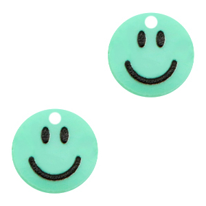 Ciondoli Plexx smiley verde menta