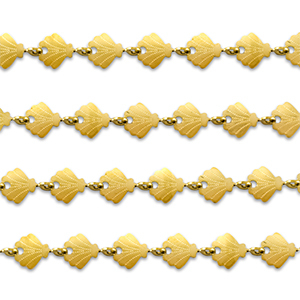 Componenti in acciaio inossidabile catena conchiglia oro