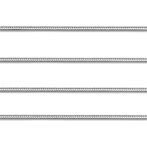 Componenti in acciaio inossidabile catena serpente argento