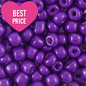 Perline di vetro rocailles 12/0 (2mm) viola scuro