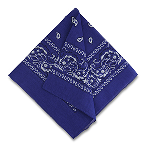 Bandana blu scuro