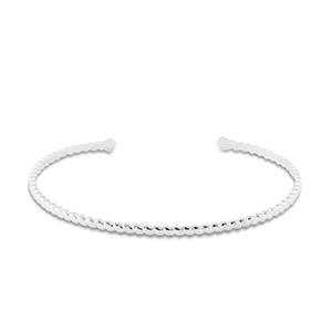 Bracciali in acciaio inossidabile bangle argento
