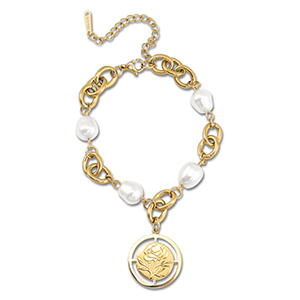 Bracciali in acciaio inossidabile rosa oro