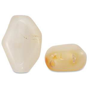 Perline in pietra naturale Agata irregolare beige