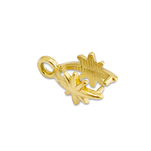 Componenti in acciaio inossidabile gancio per pendente stella oro