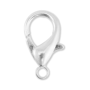 Componenti di metallo DQ chiusura moschettone argento antico (privo di nichel)